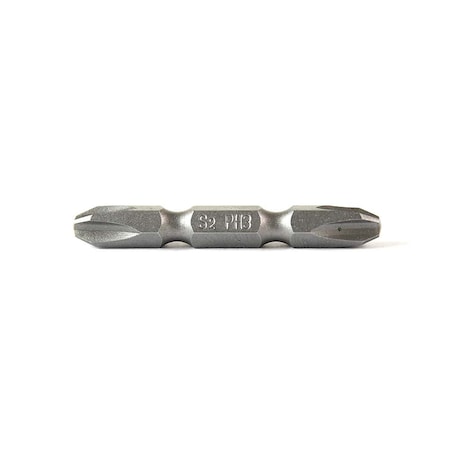 Superior Steel 3# Phillips Double End Screwdriver Bits - 2 Inch Long, PK 10 SP203D-10PK